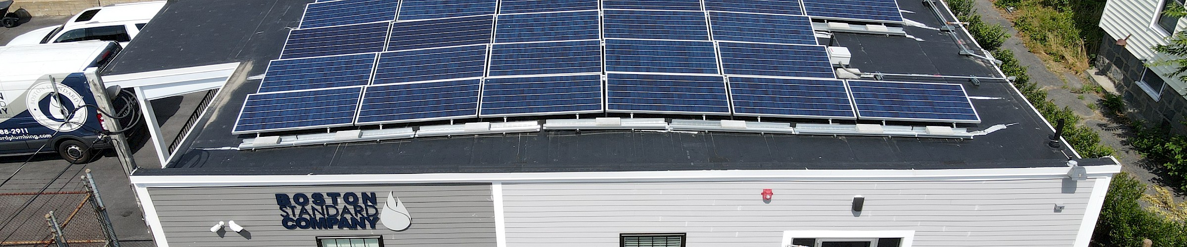 21.76 kW Commercial Solar Install on Boston Standard Company